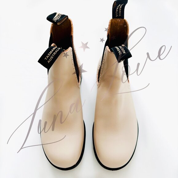 BLUNDSTONE Heeled High-Top Boots In Pearl 2156 (size 9) NEW! - Picture 4 of 9